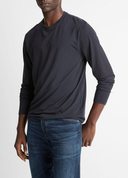 Triblend Jersey Long-Sleeve T-Shirt in Long Sleeve COASTAL BLUE | VINCE Men
