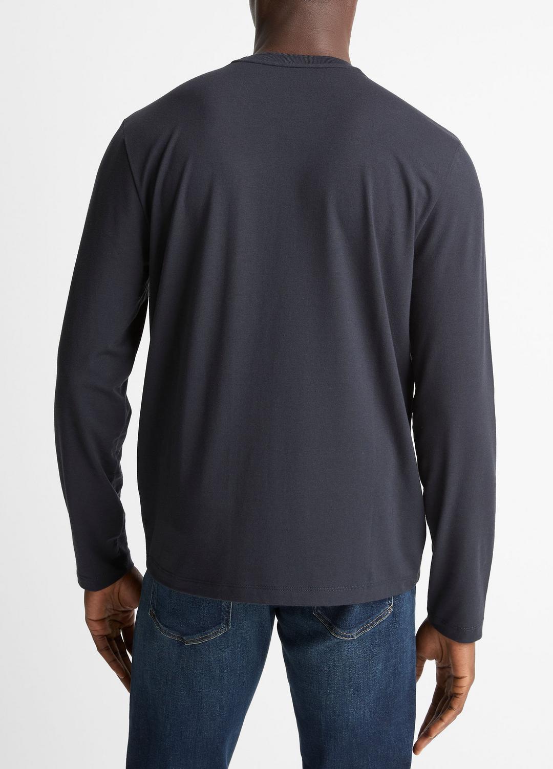 Triblend Jersey Long-Sleeve T-Shirt in Long Sleeve COASTAL BLUE | VINCE Men