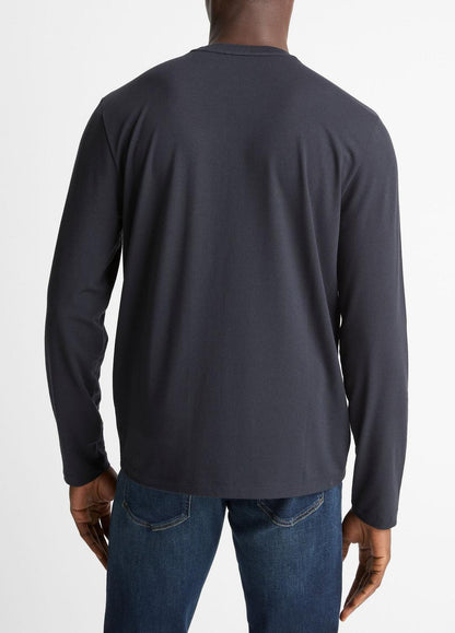 Triblend Jersey Long-Sleeve T-Shirt in Long Sleeve COASTAL BLUE | VINCE Men