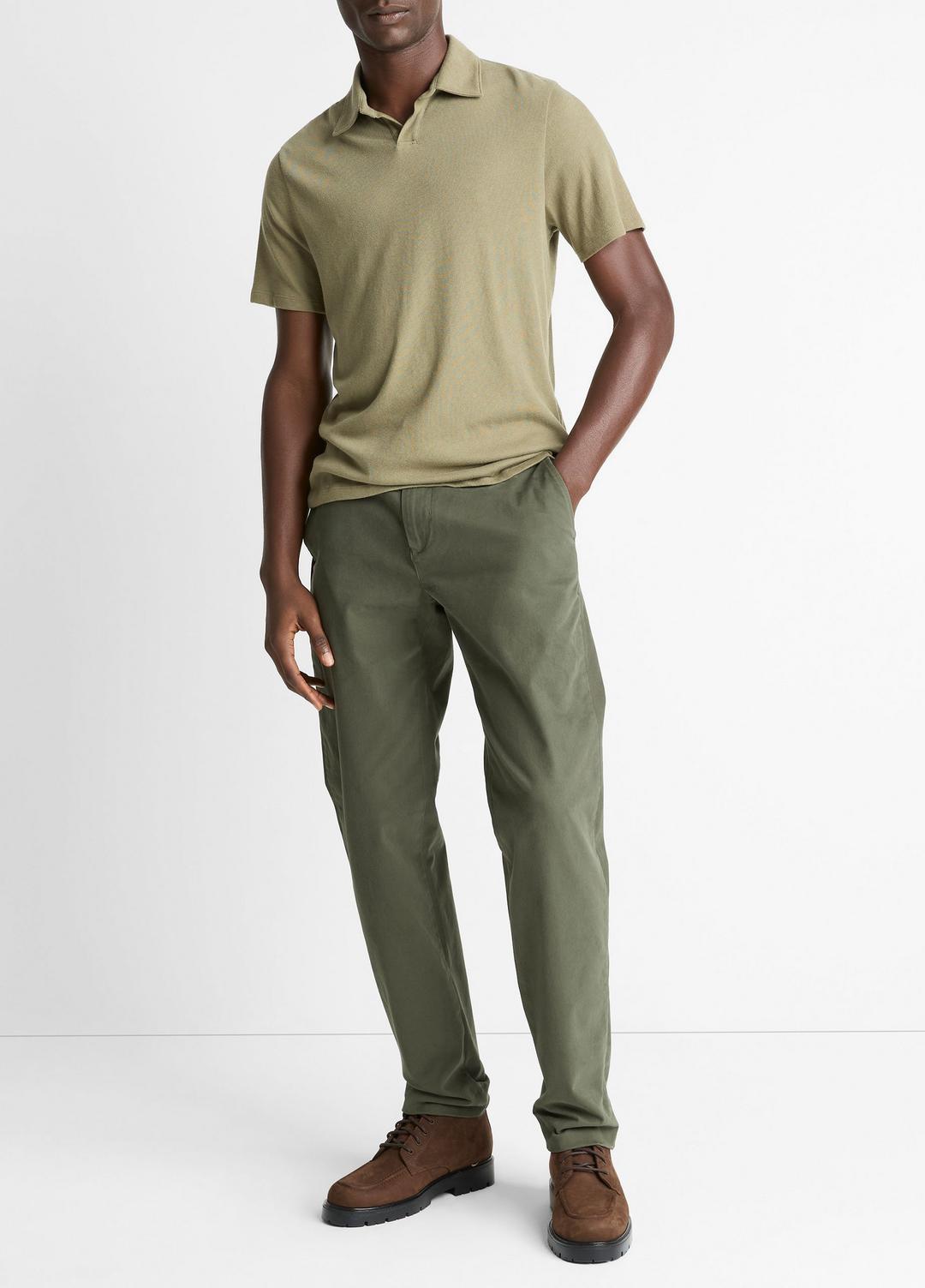 Owen Athletic Stretch-Cotton Pant in Trousers SYCAMORE | VINCE Men