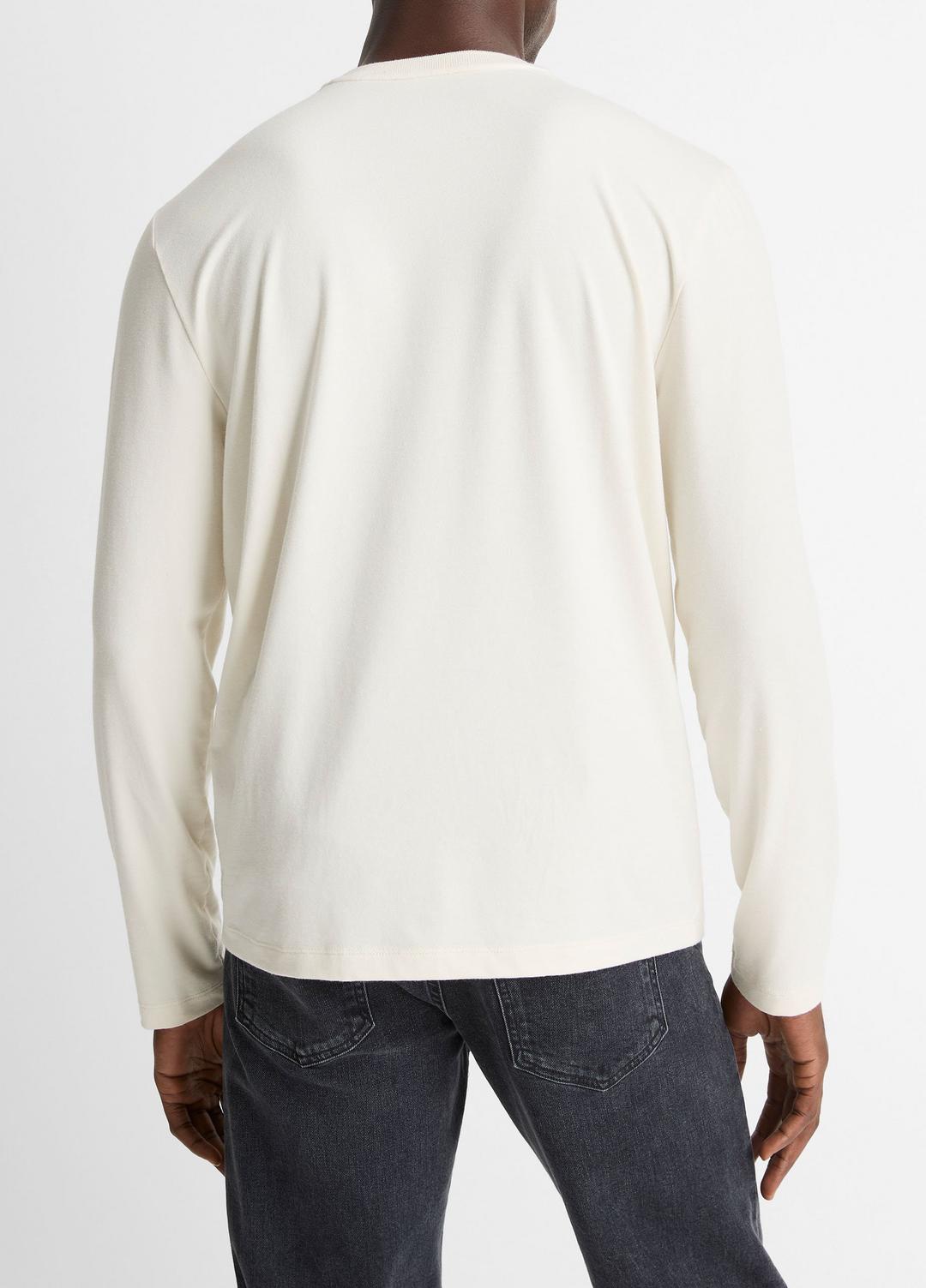 Triblend Jersey Long-Sleeve T-Shirt in Long Sleeve BONE | VINCE Men