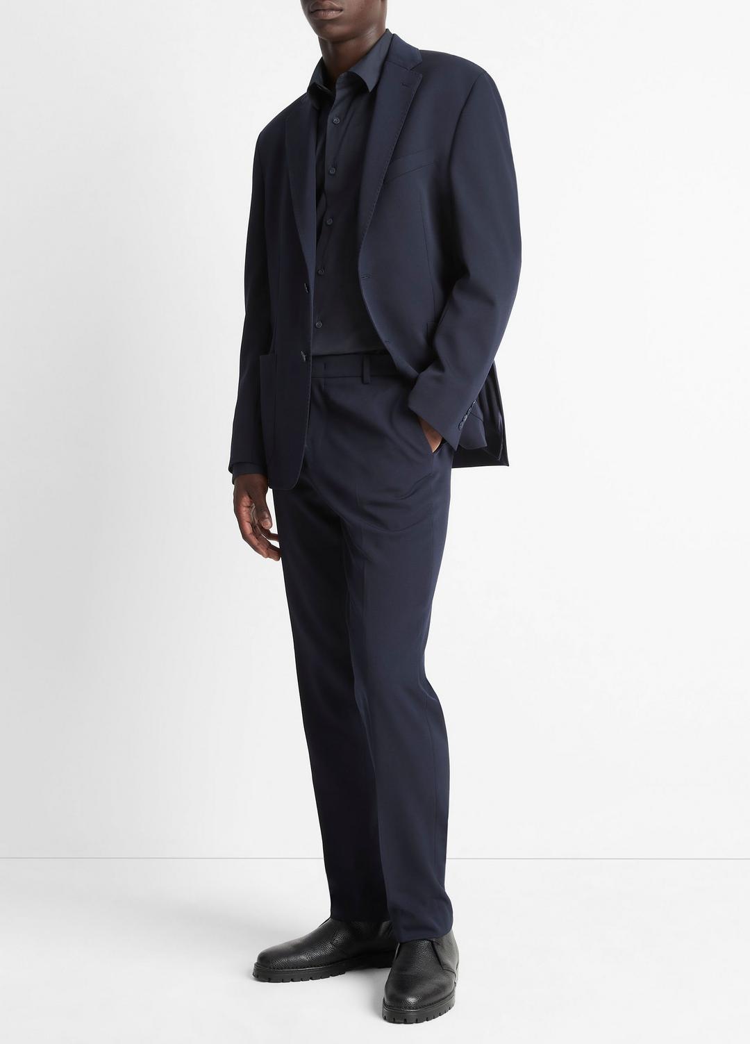 Stretch-Wool Classic Pant in Trousers COASTAL BLUE | VINCE Men