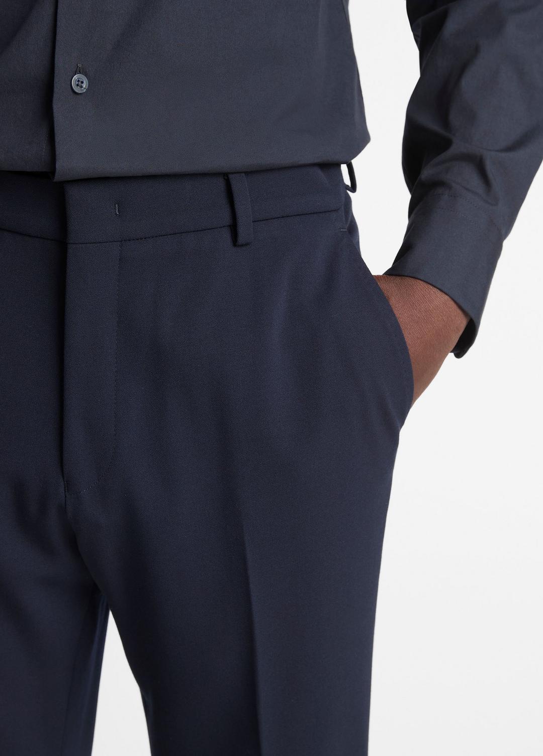 Stretch-Wool Classic Pant in Trousers COASTAL BLUE | VINCE Men