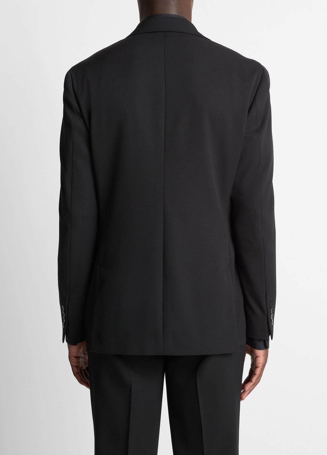 Stretch-Wool Relaxed Sport Coat in Blazers BLACK | VINCE Men