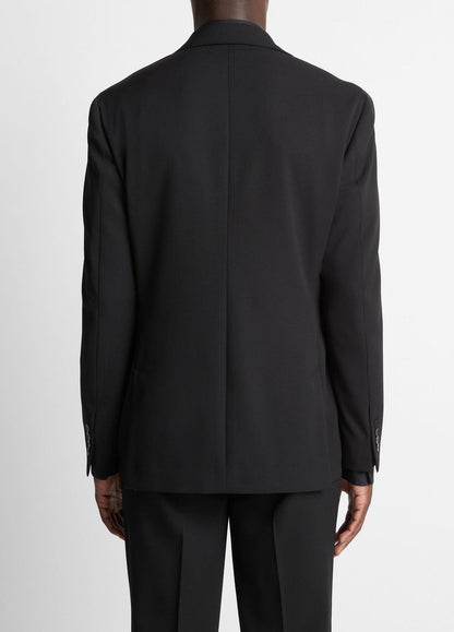 Stretch-Wool Relaxed Sport Coat in Blazers BLACK | VINCE Men