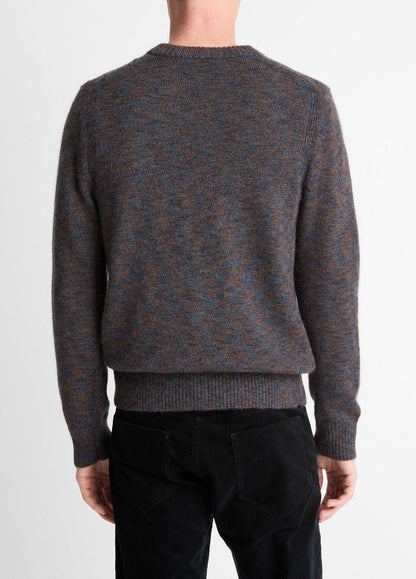 Multi-Mix Alpaca-Merino Wool Sweater in Crew Neck COASTAL COMBO | VINCE Men