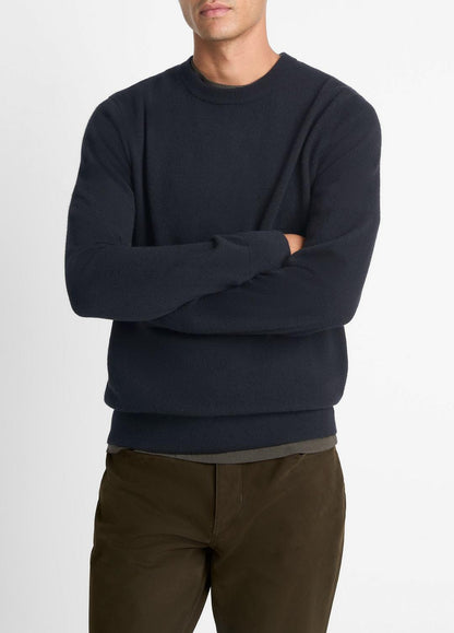 Cashmere Crew Neck Sweater in Crew Neck COASTAL BLUE | VINCE Men