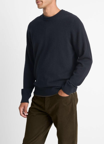 Cashmere Crew Neck Sweater in Crew Neck COASTAL BLUE | VINCE Men