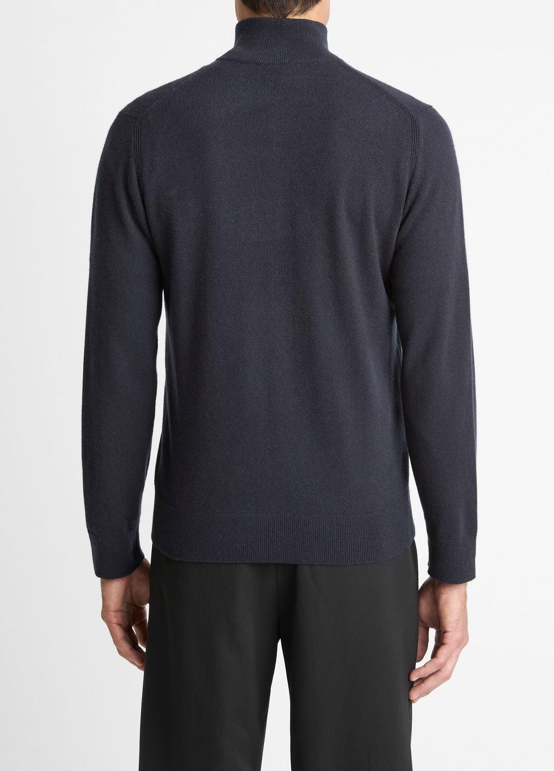 Cashmere Quarter-Zip Sweater in Quarter Zip COASTAL BLUE | VINCE Men