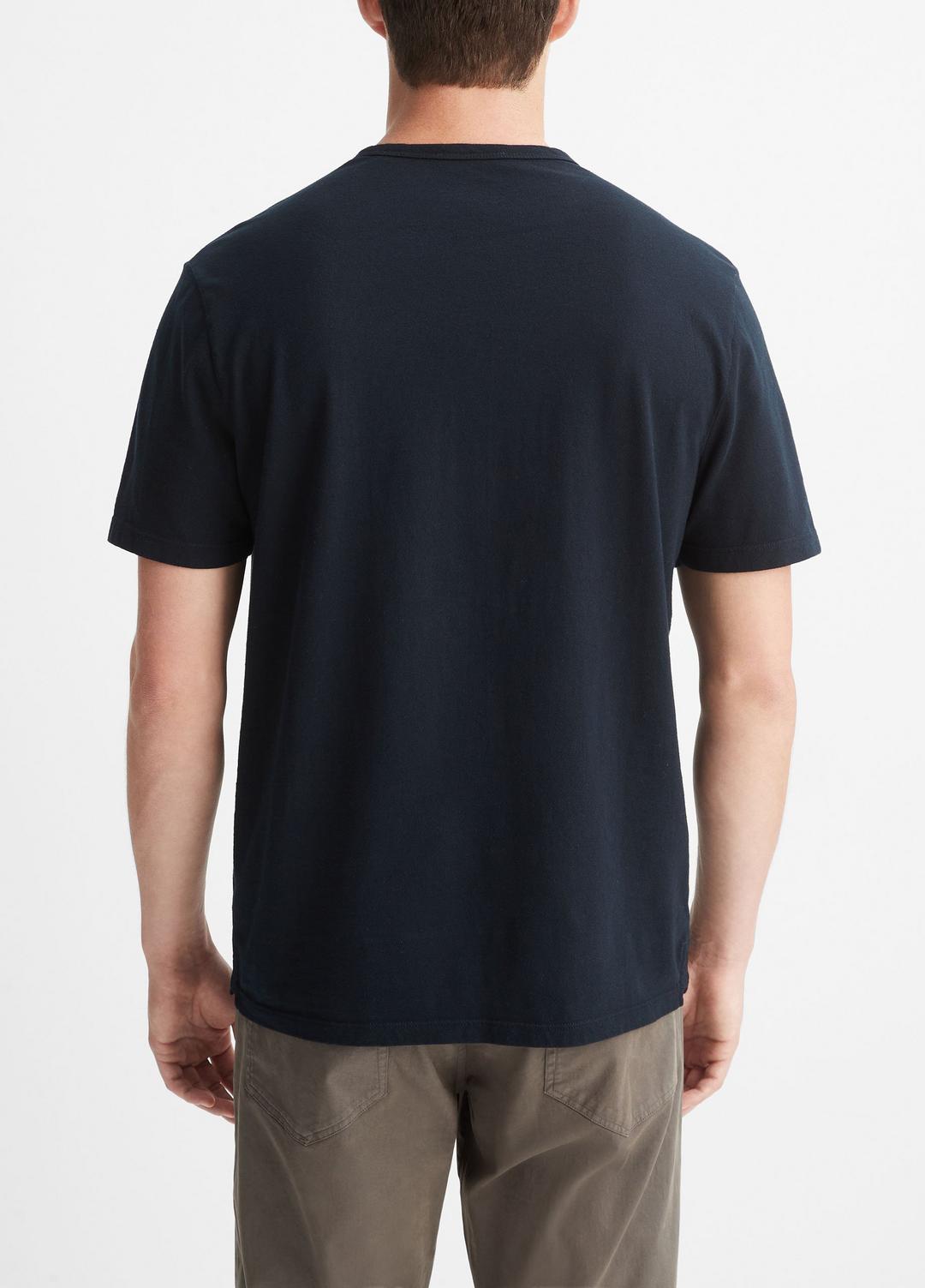 Garment Dye Cotton T-Shirt in T-Shirts & Polos WASHED COASTAL | VINCE Men