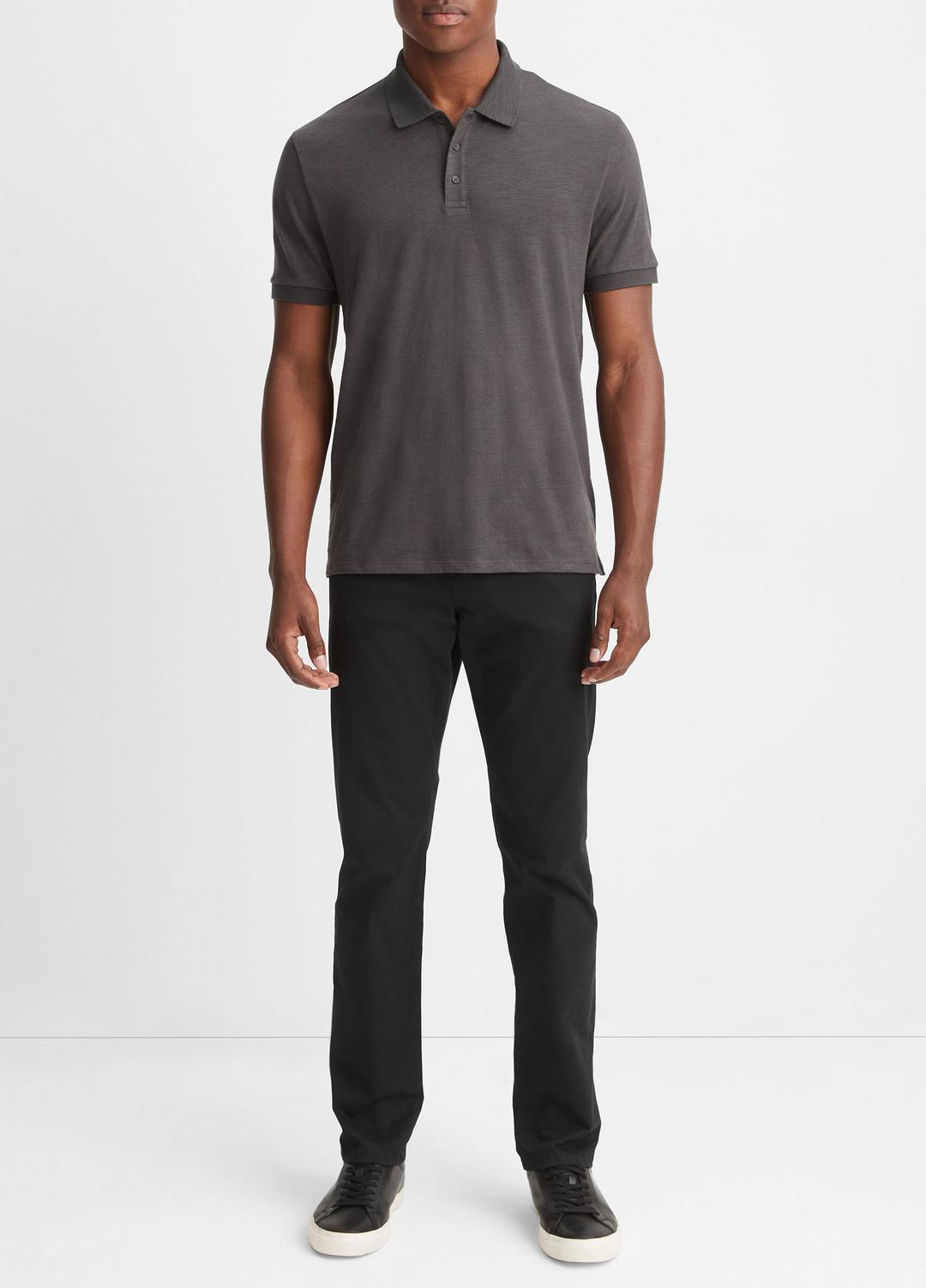 Classic Slub Polo Shirt in Henleys & Polos SPHERE | VINCE Men