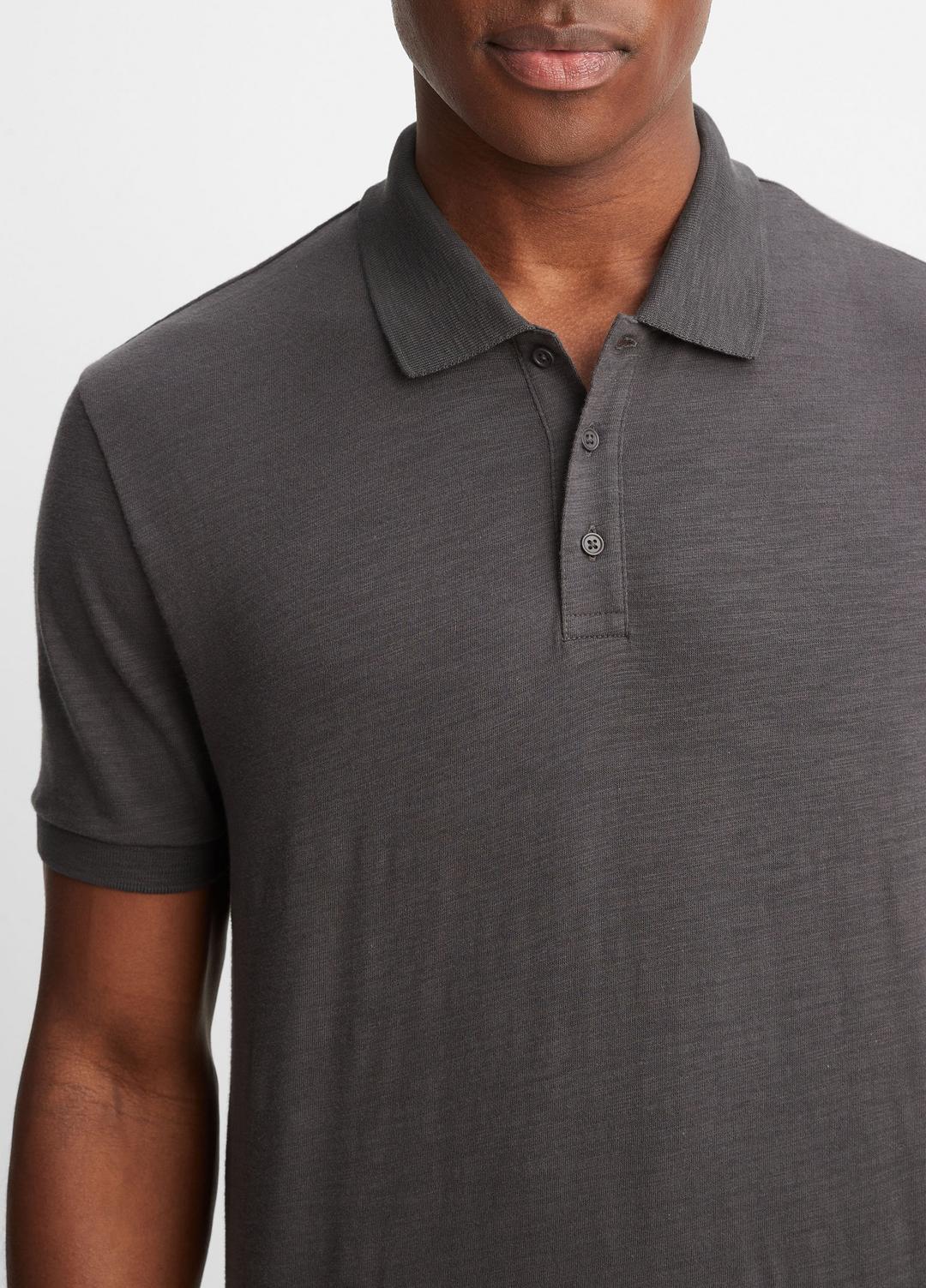 Classic Slub Polo Shirt in Henleys & Polos SPHERE | VINCE Men