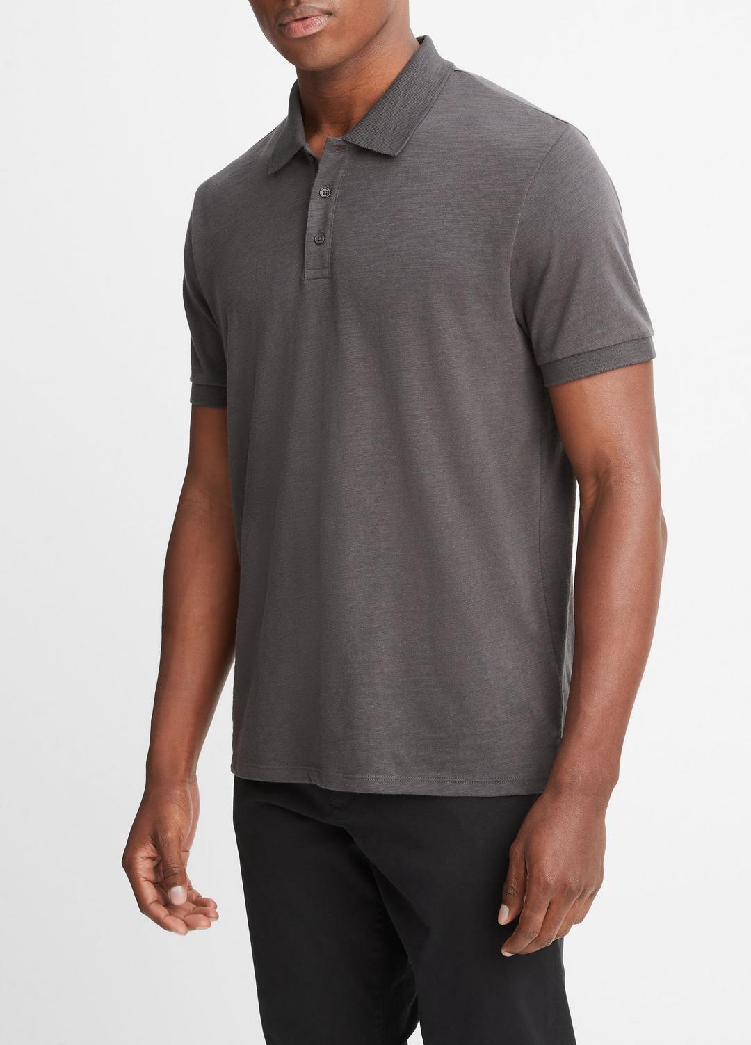 Classic Slub Polo Shirt in Henleys & Polos SPHERE | VINCE Men