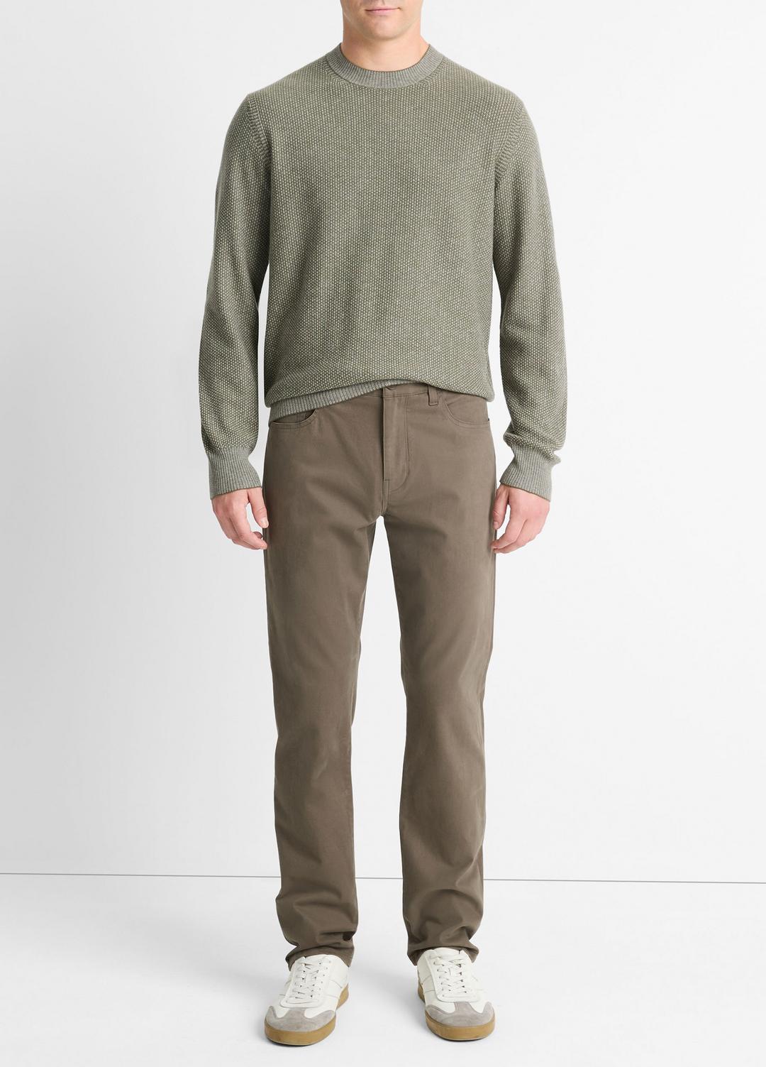 Dylan Slim 5-Pocket Peached Stretch-Cotton Pant in Trousers FROG | VINCE Men