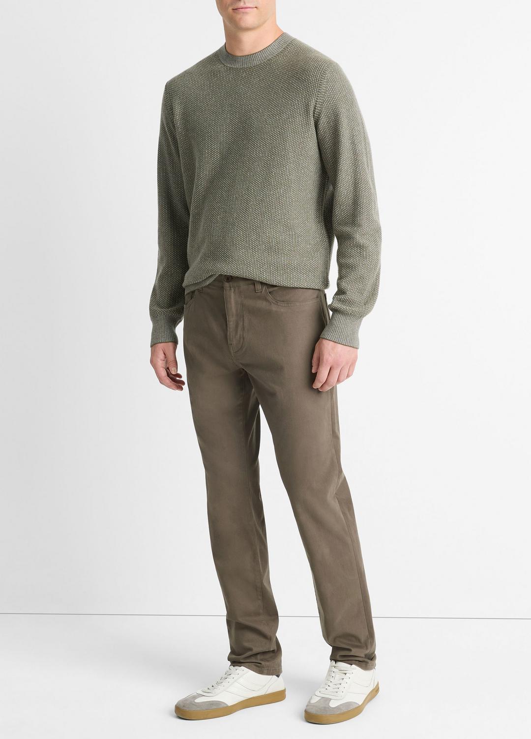 Dylan Slim 5-Pocket Peached Stretch-Cotton Pant in Trousers FROG | VINCE Men