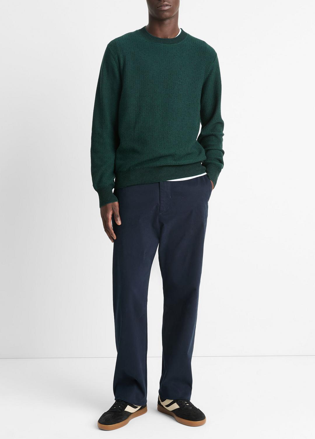 Louie Relaxed Stretch-Cotton Pant in Trousers COASTAL BLUE | VINCE Men