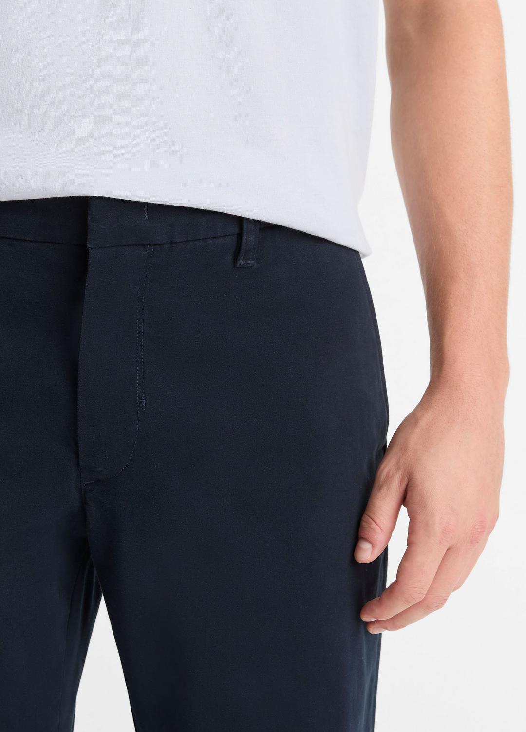 Dylan Slim Cotton Chino Pant in Trousers COASTAL BLUE | VINCE Men