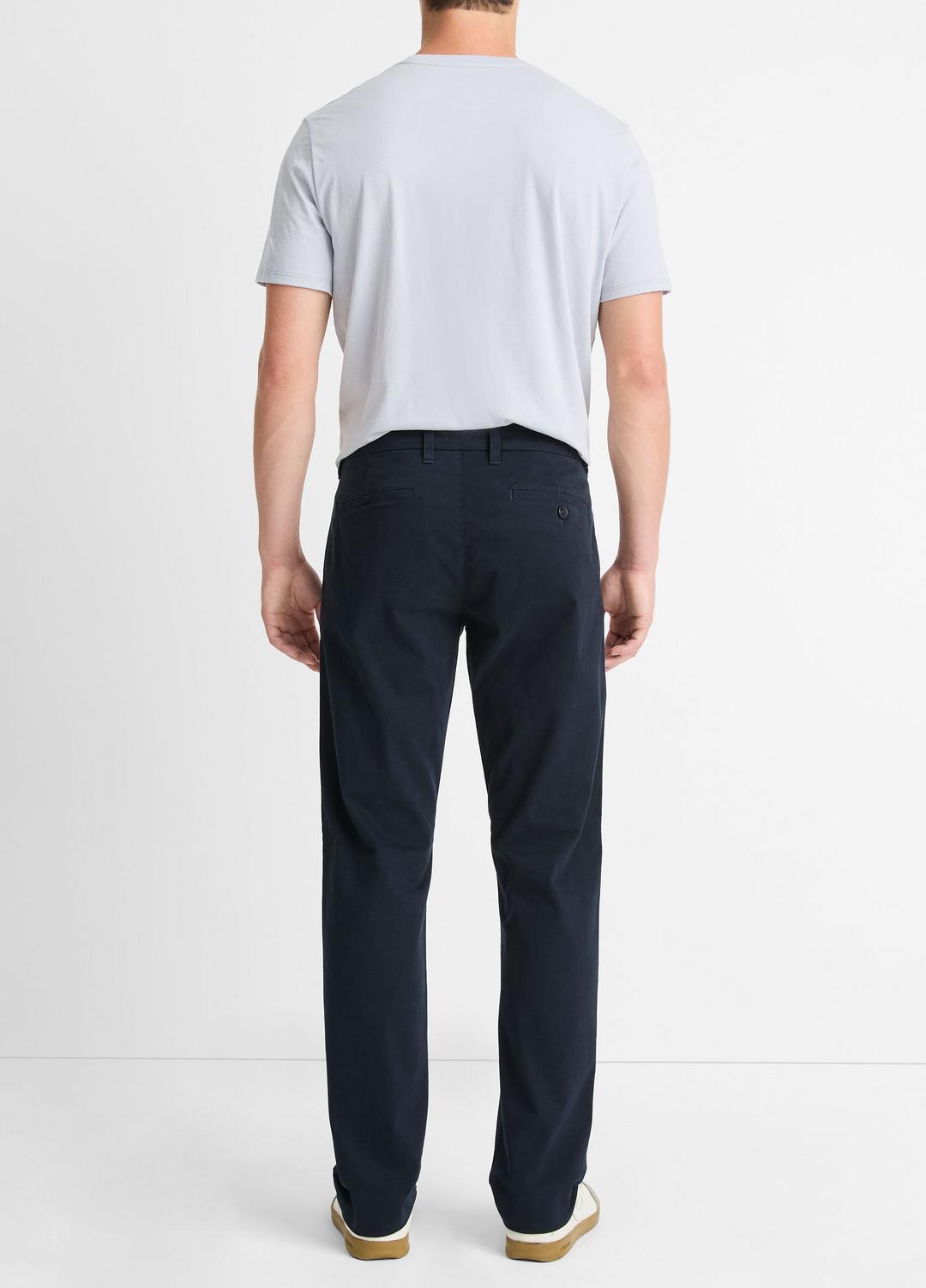 Dylan Slim Cotton Chino Pant in Trousers COASTAL BLUE | VINCE Men