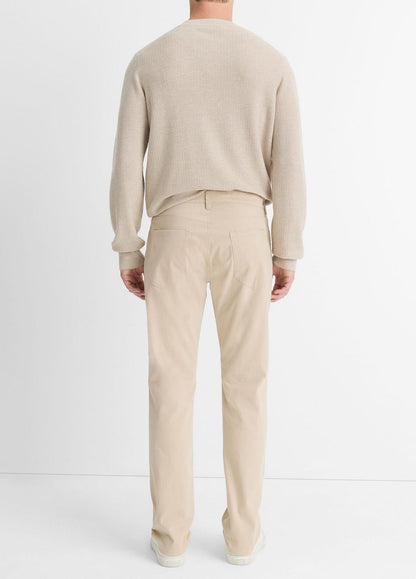 Dylan Slim 5-Pocket Peached Stretch-Cotton Pant in Trousers CAHUENGA KHAKI | VINCE Men