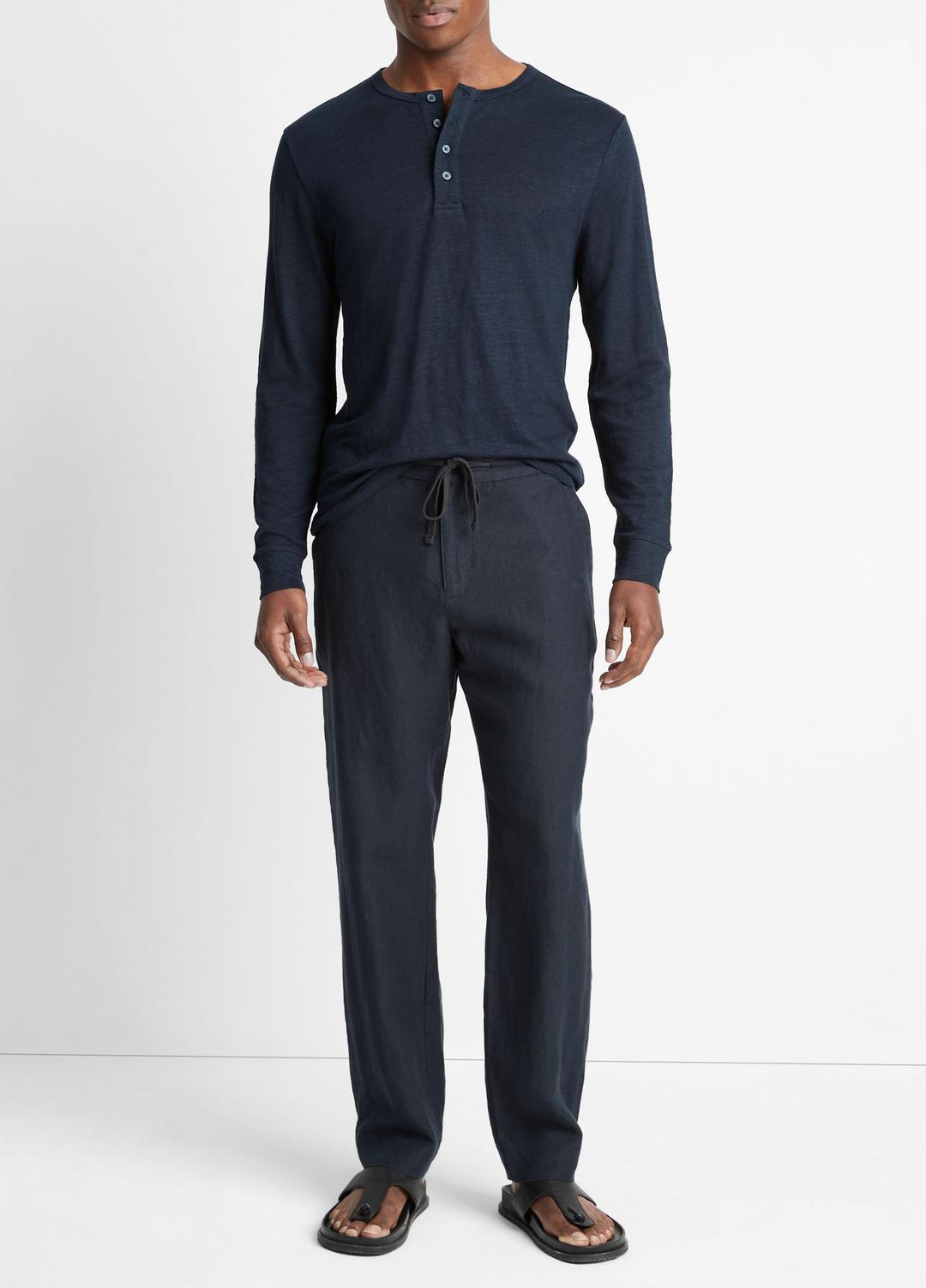 Lightweight Hemp Pant in Trousers COASTAL BLUE | VINCE Men