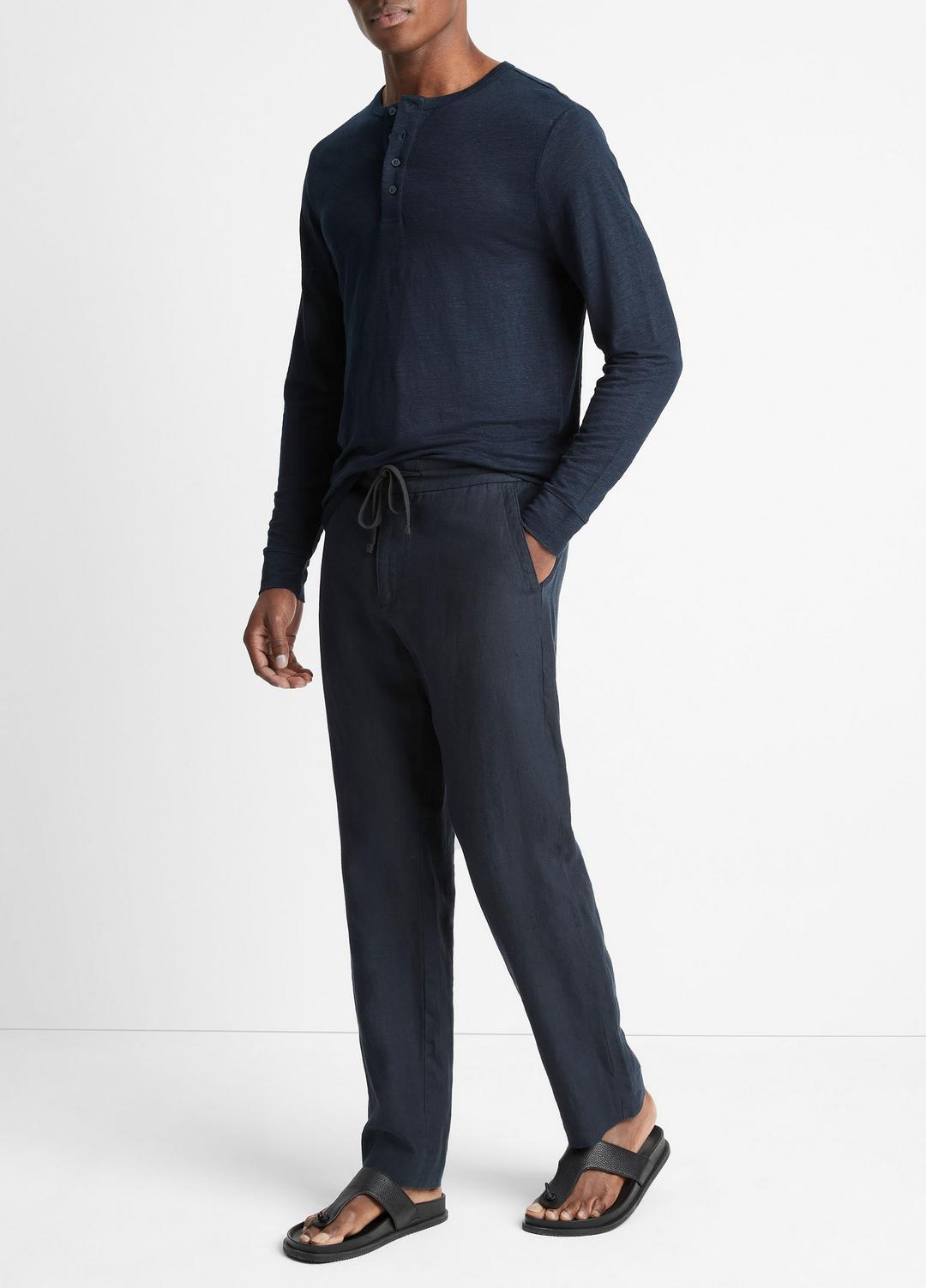 Lightweight Hemp Pant in Trousers COASTAL BLUE | VINCE Men