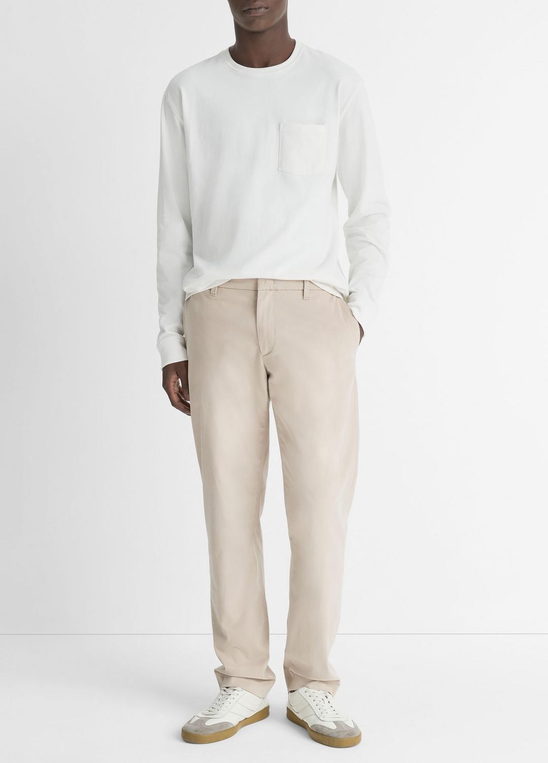 Dylan Slim Cotton Chino Pant in Trousers CAHUENGA KHAKI | VINCE Men