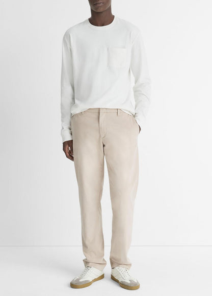 Dylan Slim Cotton Chino Pant in Trousers CAHUENGA KHAKI | VINCE Men