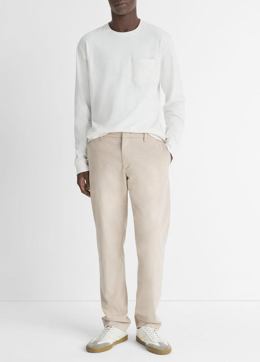 Dylan Slim Cotton Chino Pant in Trousers CAHUENGA KHAKI | VINCE Men