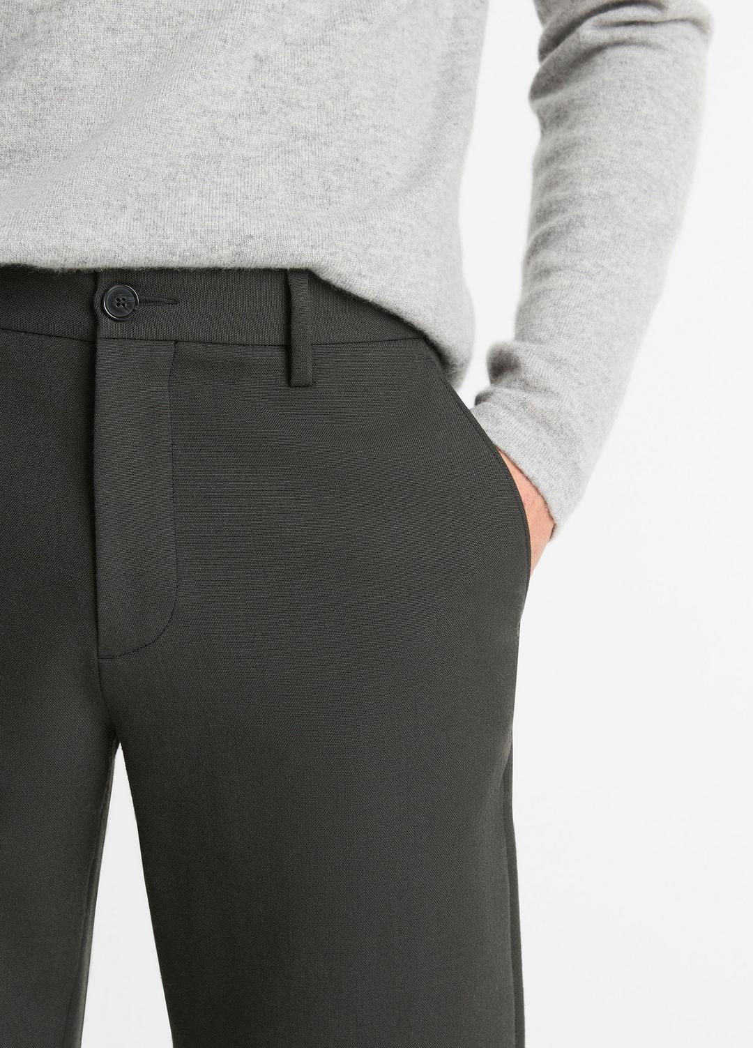 Owen Athletic Wool Suiting Pant in Trousers BLACK | VINCE Men