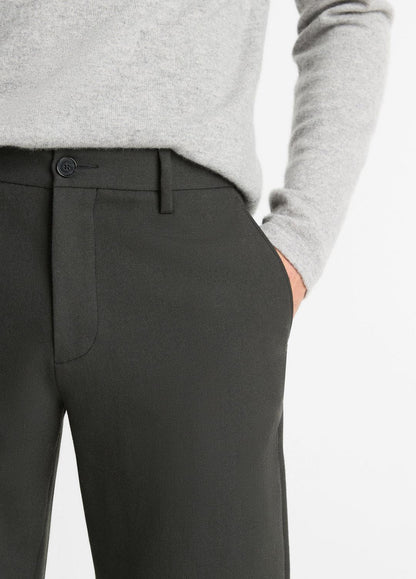 Owen Athletic Wool Suiting Pant in Trousers BLACK | VINCE Men