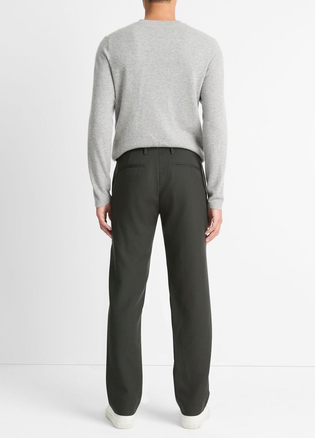 Owen Athletic Wool Suiting Pant in Trousers BLACK | VINCE Men