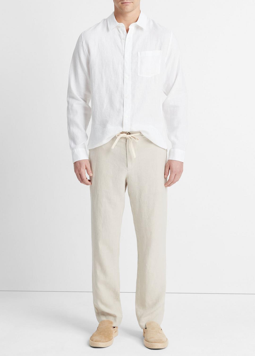Lightweight Hemp Pant in Trousers PUMICE ROCK | VINCE Men
