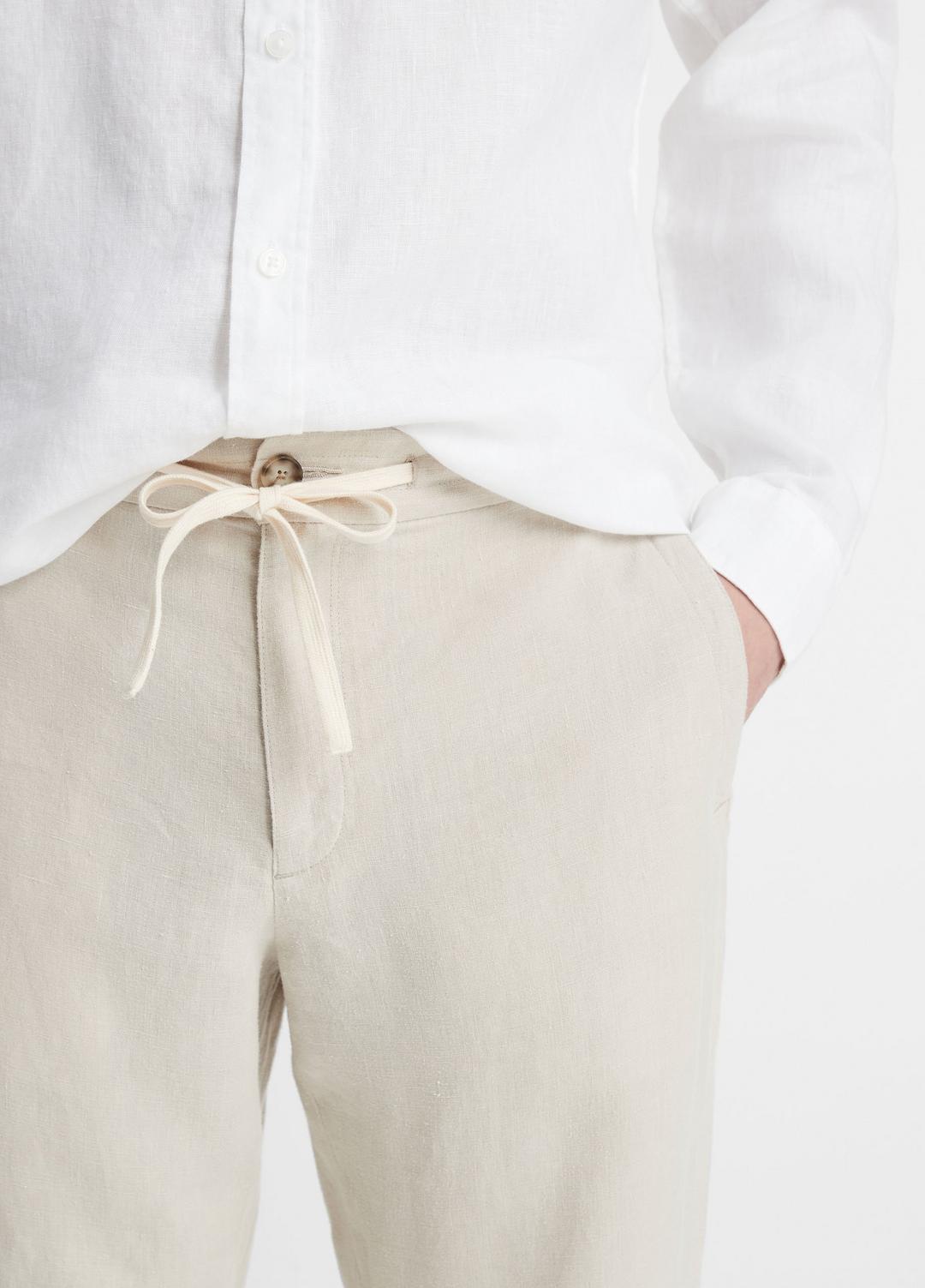 Lightweight Hemp Pant in Trousers PUMICE ROCK | VINCE Men