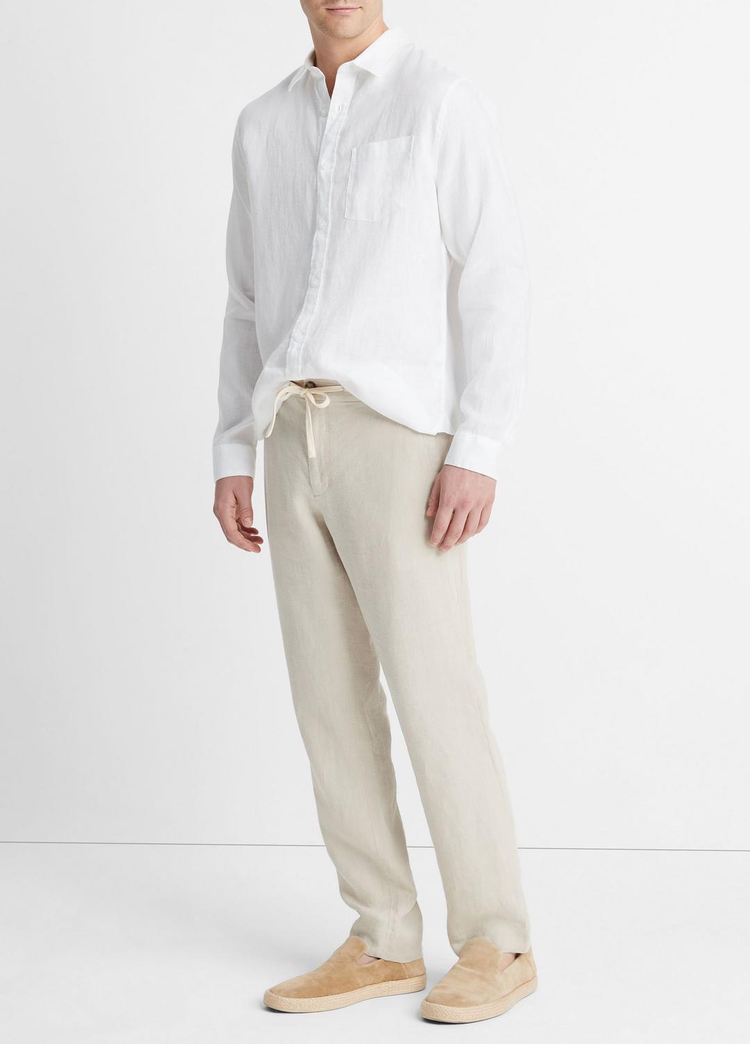 Lightweight Hemp Pant in Trousers PUMICE ROCK | VINCE Men