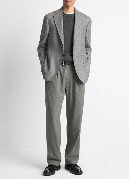 Houndstooth Cashmere Relaxed Sport Coat in Blazers GREY/BROWN | VINCE Men