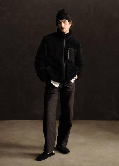 Sherpa Zip Jacket in Jackets COASTAL BLUE | VINCE Men