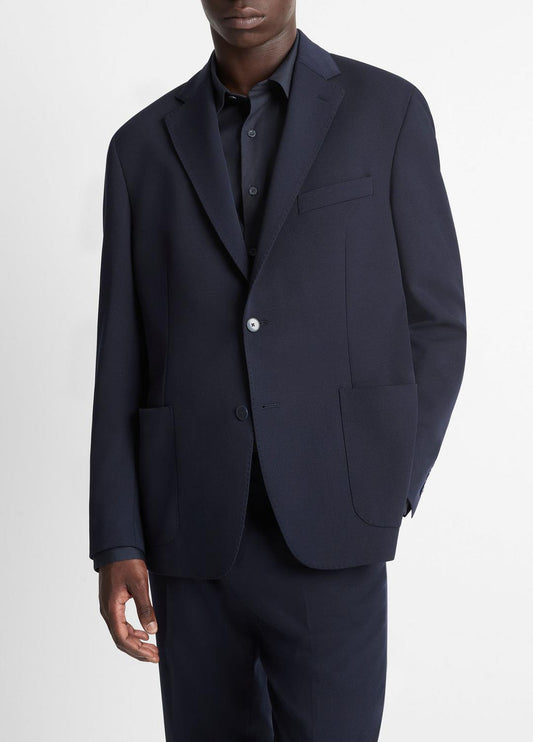 Stretch-Wool Relaxed Sport Coat in Blazers COASTAL BLUE | VINCE Men