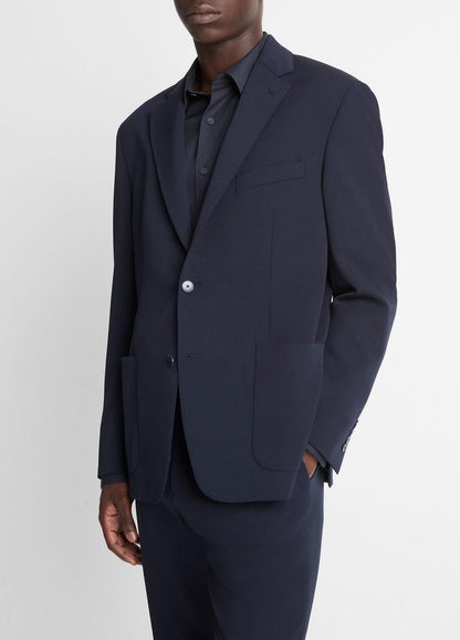 Stretch-Wool Relaxed Sport Coat in Blazers COASTAL BLUE | VINCE Men