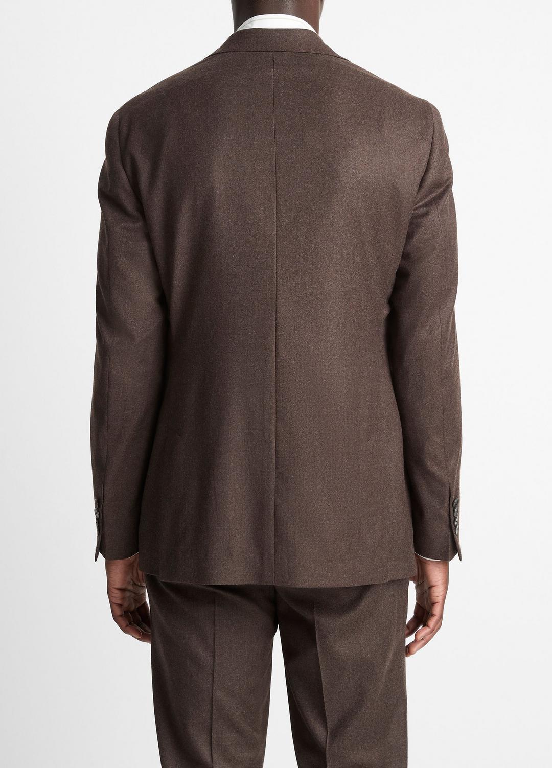 Wool-Silk Relaxed Sport Coat in Blazers BROWN | VINCE Men