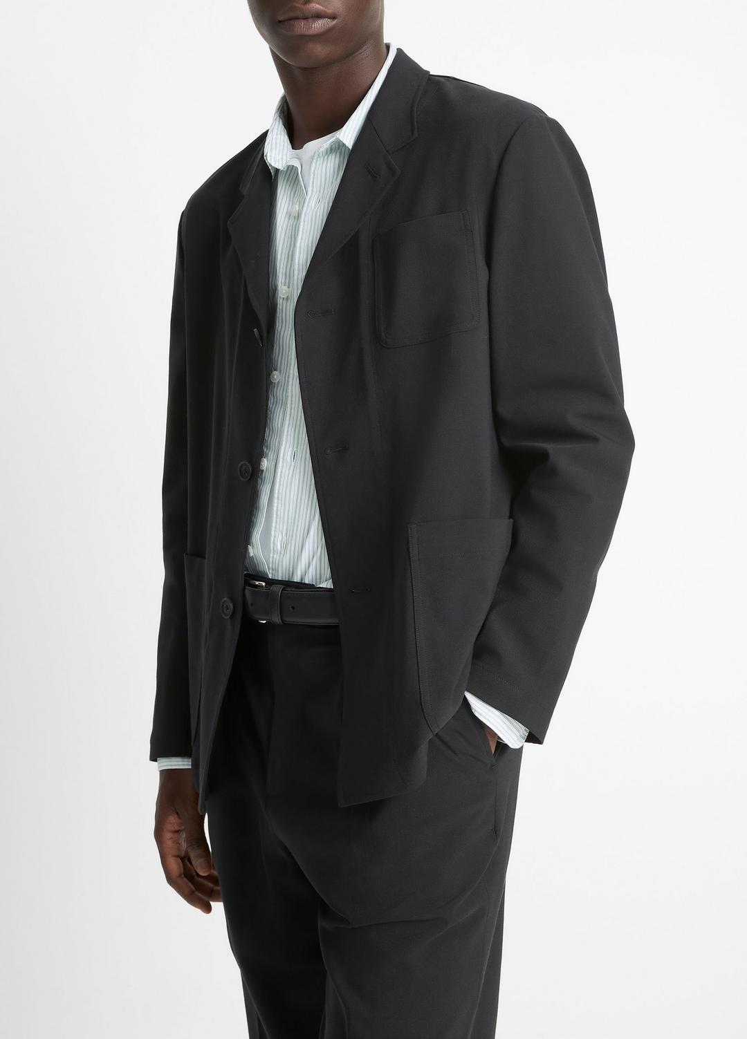 Tailored Utility Blazer in Blazers BLACK | VINCE Men