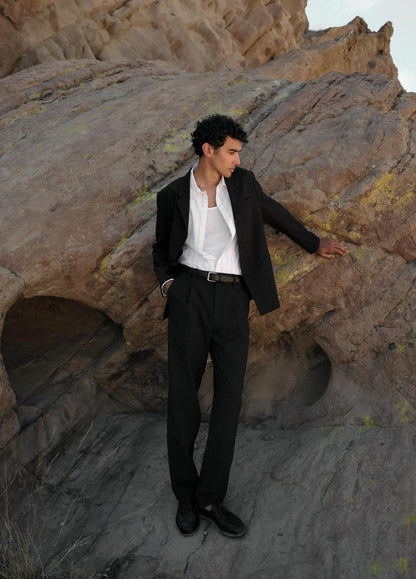 Tailored Utility Blazer in Blazers BLACK | VINCE Men
