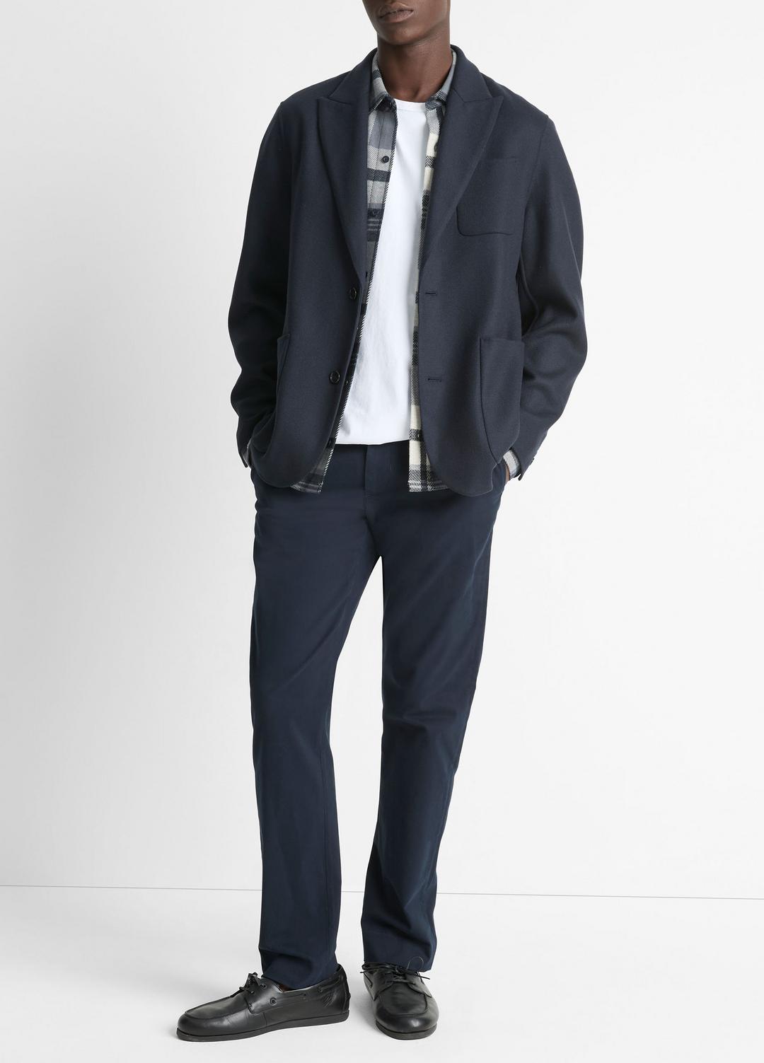 Italian Splittable Wool-Blend Blazer in Jackets & Outerwear COASTAL BLUE | VINCE Men