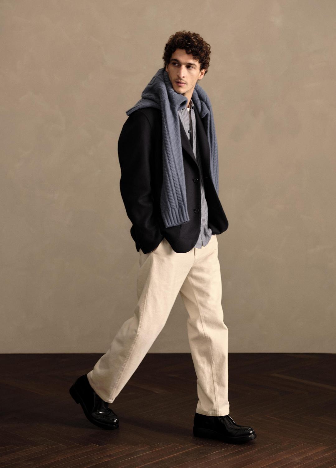 Italian Splittable Wool-Blend Blazer in Jackets & Outerwear COASTAL BLUE | VINCE Men
