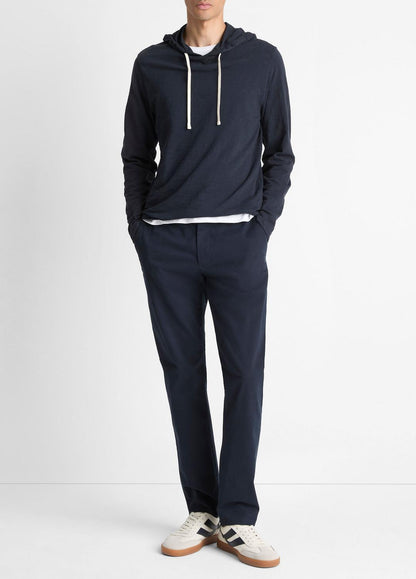 Textured Cotton Hoodie in Sweatshirts & Hoodies COASTAL BLUE | VINCE Men