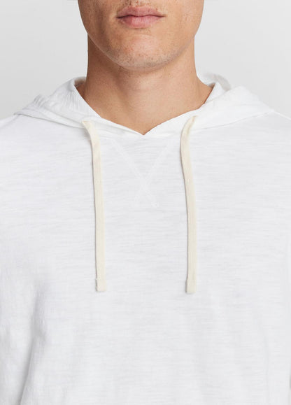 Textured Cotton Hoodie in Sweatshirts & Hoodies OPTIC WHITE | VINCE Men