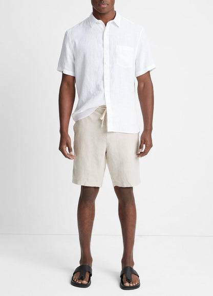 Hemp Drawstring Short in Shorts PUMICE ROCK | VINCE Men