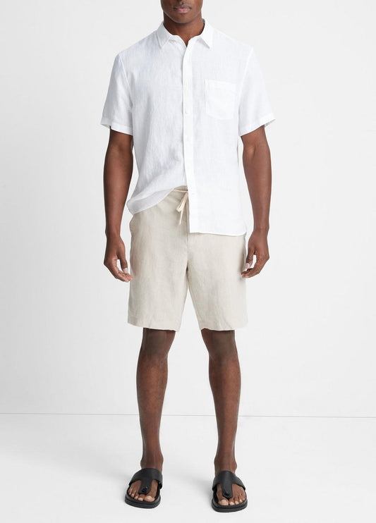 Hemp Drawstring Short in Shorts PUMICE ROCK | VINCE Men