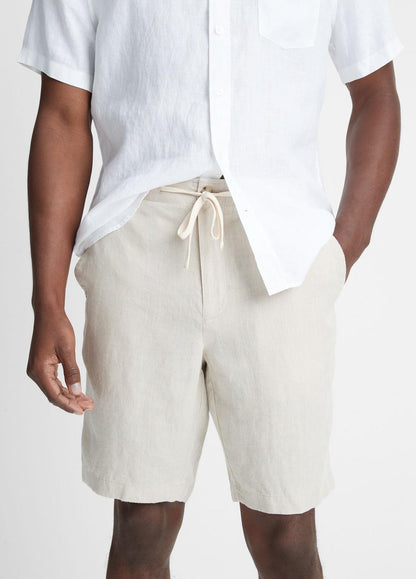 Hemp Drawstring Short in Shorts PUMICE ROCK | VINCE Men