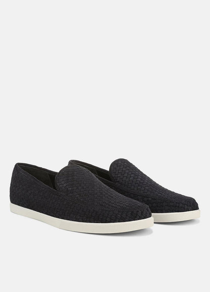 Sonoma Woven Suede Loafer in Loafers COASTAL BLUE | VINCE Men