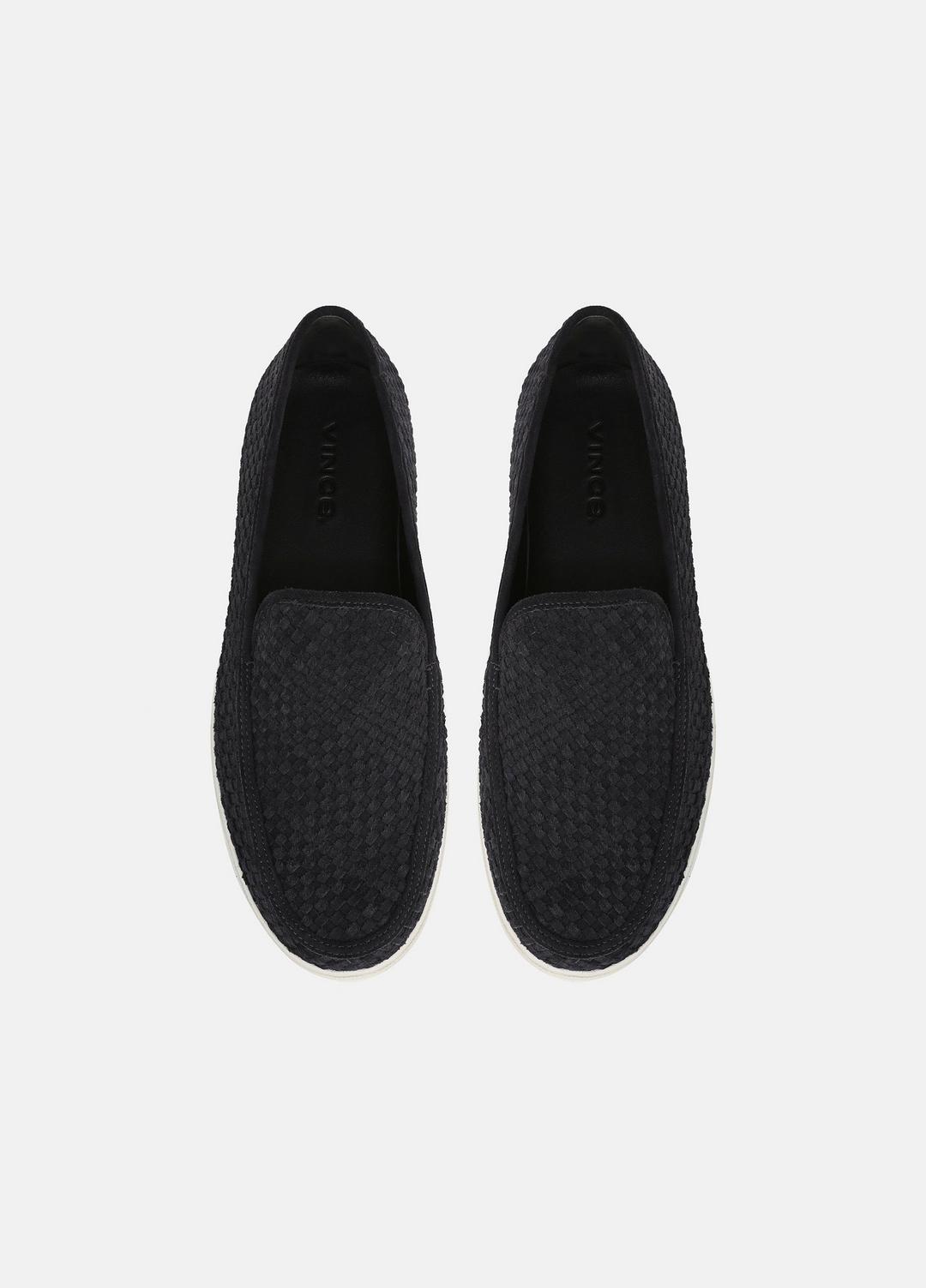 Sonoma Woven Suede Loafer in Loafers COASTAL BLUE | VINCE Men